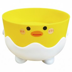 Nice u 毛樂趣 小雞寵物碗, 黃色, 1個