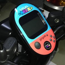 GOGORO MIX 車用 字樣造型螢幕膜 Set, Switch框 經典 藍色 + 紅色, 1個