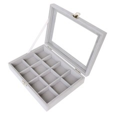 하늬통상 쥬얼리 악세서리 보관함, 그레이 D, 1개