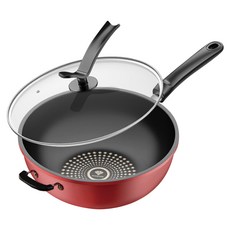 ANDY MAY2 晶鑽超輕量不沾炒鍋 附玻璃蓋 AM-D906-A, 1個, 34cm