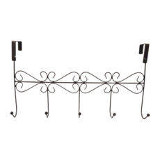 咪咪購物 門後掛鉤五鉤 宮廷款, 古銅, 3個