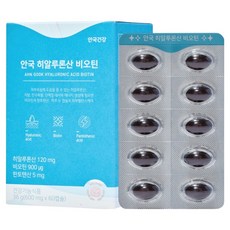 AG HEALTH 玻尿酸生物素, 60錠, 1個