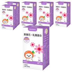 悠活原力 紫錐花+乳鐵蛋白噴劑 兒童專用 莓果風味 2歲以上, 50ml, 6瓶