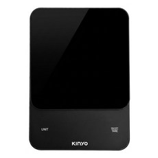 Kinyo LED大螢幕顯示料理秤 180 x 130 x 18.5mm 280g, DS-020, 3kg, 黑色