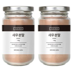 신선약초 새우 분말, 110g, 2개