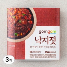 곰곰 낙지젓, 250g, 3개