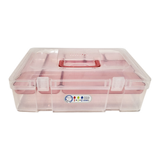 JUSKU 佳斯捷 A4芭比收納箱 #3250, 顏色隨機, 2層