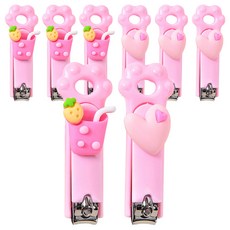 指甲剪 腳掌造型 美甲工具, 6個, 粉紅色