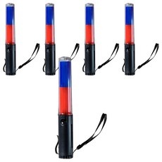 LED 交通管制安全信號棒, 紅色 + 藍色, 5個