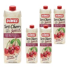 Dimes 地美 櫻桃汁 瓶裝, 1L, 5瓶
