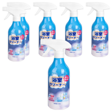 CEETOON 浴室多功能清潔劑 6瓶 500ml 植物配方 玫瑰花香 雙效噴頭 輕鬆去除水垢