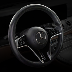 Mayton 車用防滑矽膠方向盤套 A型, 黑色