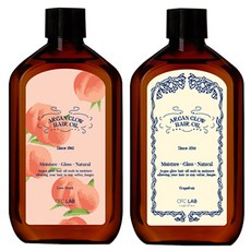 CFC LAB Argan Glow Hair Oil Love Peach 110ml + 葡萄柚 110ml, 1套