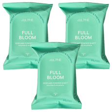 JUL7ME JULYME 香水爽身濕巾 浪漫花香 20張入, 3個, 116g