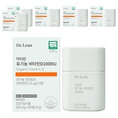 닥터린 유기농 비타민D 1000IU, 60정, 6개