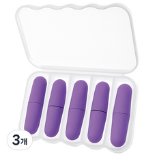 TIS 柔軟耳塞 紫色, 3個, 10入