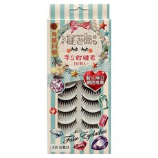EyelashBoss 睫老闆 手工假睫毛, A10 尖尾24, 1盒