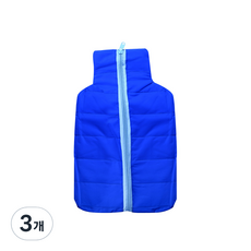 보온 2리터용 지퍼커버 물주머니 블루, 3개