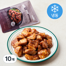랠리 오븐 한입 닭가슴살 블랙바베큐맛 (냉동), 10개, 1개입