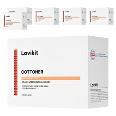 Lavikit Cottner 衣物柔軟香氛片 杏桃麝香, 40片, 6盒