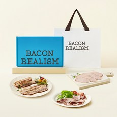 베이컨리얼리즘 수제햄 선물세트 550g + 쇼핑백, 1세트