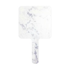 台灣 COSMOS 迷你手拿化妝鏡 T36293 160 x 90 x 5cm, 大理石(白 + 粉紅), 1個