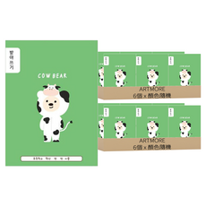 Artmore 國小聽寫簿 6入, 顏色隨機, 12個