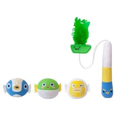 POOZPET 河豚貓薄荷玩具 Set 含優質貓薄荷, 1組