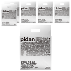 pidan 寵物木薯豆腐混合貓砂 6包 無香 2.4kg 吸臭吸水不帶出