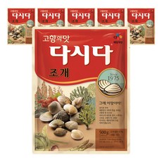 다시다 조개, 500g, 6개
