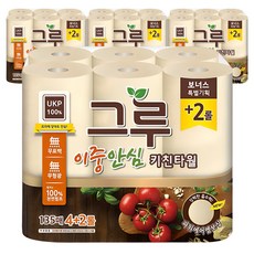 GREU 雙重安心天然紙漿廚房紙巾, 135張, 24個