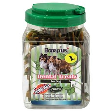 Boneplus 六星雙效草本潔牙棒 咬起來軟Q又有嚼勁 補充高齡犬營養所需, 軟骨, 600g, 1桶