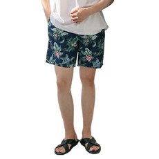 벤디스 남성용 래쉬가드 비치팬츠 플라멩고 A509, 그린