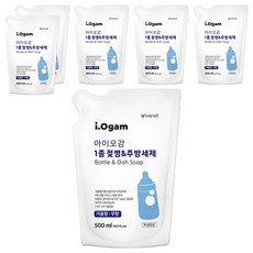 ivenet i.Ogam 奶瓶餐具洗潔精補充包 500mL, 6包
