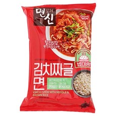 동원 면발의신 밥이랑 김치짜글면, 1개, 352.5g
