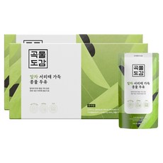 곡물도감 말차 서리태 가득 콩물두유, 180ml, 30개