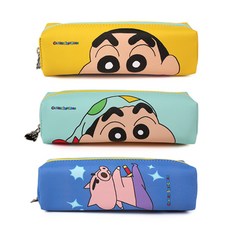 짱구 사각봉제필통, 랜덤 발송, 3개입