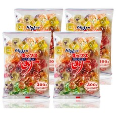 킨조제과 과일 믹스 젤리, 300g, 4개