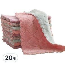 루아르모 물먹는 극세사 요술행주 랜덤발송, 20개
