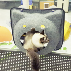 싱글캣 하하캣 해먹 + 방석 랜덤발송, 그레이, 1개