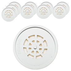 Dewbell 旅行淋浴噴頭替換頭過濾器, 10個