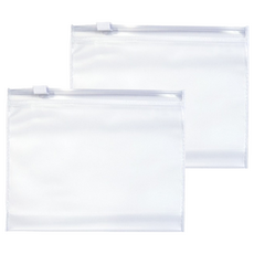 TANPOPO p/m pvc 拉鍊袋 透明收納袋 防水耐用 輕巧易攜帶, 2入, 1入, 8*11cm