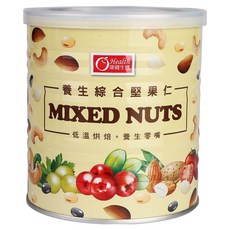 康健生機 養生綜合堅果仁, 低溫烘焙 養生零嘴, 300g, 1罐