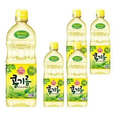 OTTOGI 不倒翁 大豆沙拉油, 500ml, 5瓶