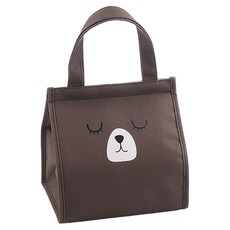 Paradaiso 動物系列 保溫保冷便當袋, 棕色, 1個