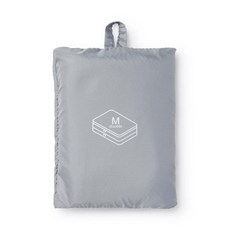MUJI 無印良品 聚酯纖維可折雙層收納袋