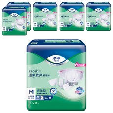 TENA 添寧 透氣乾爽紙尿褲 長效型, M, 11片, 6包
