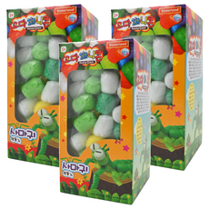 Donerland 魔法迷您玉米黏土 螳螂, 1組, 韓國製, 易於用水黏貼組合, 3組