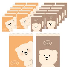 ARTMORE 小熊萬用筆記本 50張, 24個, 隨機出貨