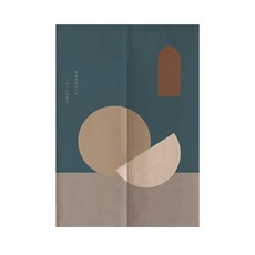 Market A 歐幾裡得布藝隔間簾, TYPE04(混合色)